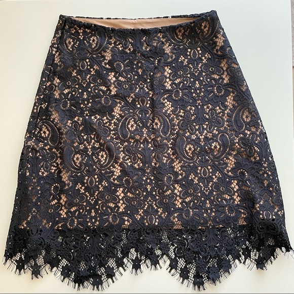 For Love & Lemons Black Lace Skirt - Picture 3 of 4